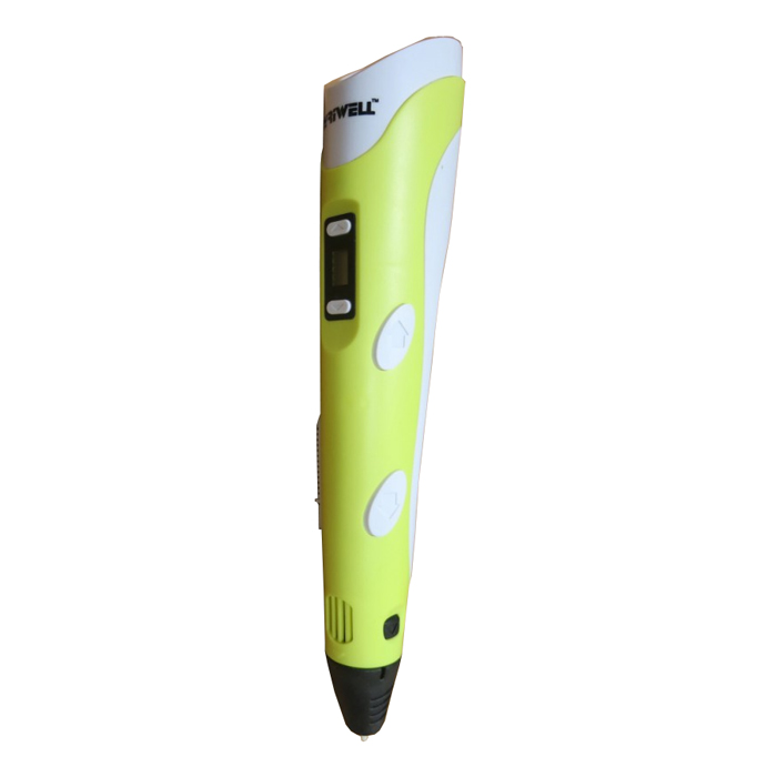 3D - ручка Myriwell c LCD дисплеем, желтая