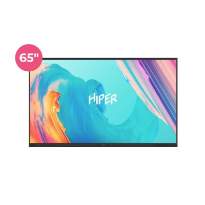 Профессиональная панель 65" HIPER IFP6501-HE (4K, Multi-Touch, 3840x2160, 8 ms, 178°/178°, 400 cd/m, 5000:1,  4GB+32GB)