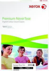 Бумага Premium Never Tear XEROX 120 мкм A3 100 листов (синтетическая). 