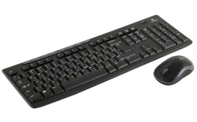 Logitech Комплект беспроводной Wireless Combo MK270 (клавиатура + мышь), 1000dpi, RUS, чёрный.