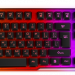Игровая клавиатура KB-G8500 (104 кл, 12 Fn  функций, прозрач. корп.,подсв, мет. основание ) Sven KB-G8500
