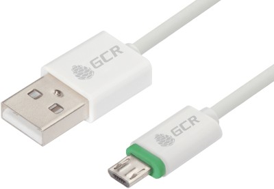 Greenconnect Кабель 3A 1.0m для Samsung USB 2.0, AM/microB 5pin, ABS, белый, зеленый ПВХ, 28/22 AWG, поддержка функции быстрой зарядки, экран, армированный, морозостойкий, GCR-50965 Greenconnect  USB 2.0 Type-AM - microUSB 2.0 (m) 1м