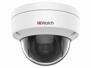 HiWatch IPC-D022-G2/S(4mm) Уличная купольная мини IP-камера, 1920×1080, 2 Мп, CMOS, угол обзора 87°, до 30 м, IP67