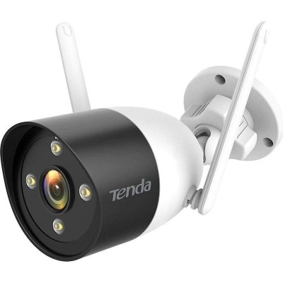 Tenda CT6 Цилиндрическая уличная IP-камера, 2304x1296, 20 кадр./сек, CMOS 3 Мп, Wi-Fi, ночная съемка, датчик движения