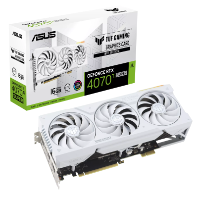 Видеокарта ASUS TUF-RTX4070TIS-16G-BTF-WHITE (90YV0KI1-M0NA00)
