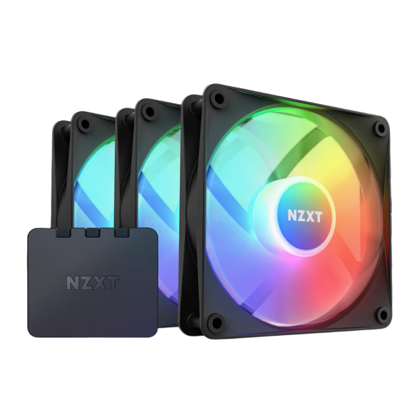 Кулер для корпуса ПК NZXT F120 RGB Core Triple Pack RF-C12TF-B1