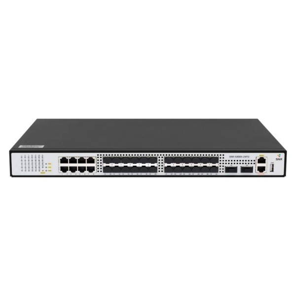 SNR SNR-S300X-24FQ Управляемый коммутатор уровня 3, 8 х 10/100/1000BaseT, 24 х 10GBase-X (SFP+) и 2 х 40GBase-X (QSFP+)