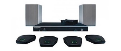 Комплект переговорной Sennheiser TEAMCONNECT STANDARD FLEX EU (5067400) Комплект: 1 SL TeamConnect CU1 с кабелями 1шт SL TeamConnect CB1 с кабелями 1шт SL Mic Hub1 с кабелями 2 шт SL Loudspeaker 52A (с комплектом креплений) 4 микрофонов MEB 114-S TC с ка