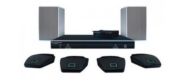 Комплект переговорной Sennheiser TEAMCONNECT STANDARD FLEX EU (5067400) Комплект: 1 SL TeamConnect CU1 с кабелями 1шт SL TeamConnect CB1 с кабелями 1шт SL Mic Hub1 с кабелями 2 шт SL Loudspeaker 52A (с комплектом креплений) 4 микрофонов MEB 114-S TC с ка