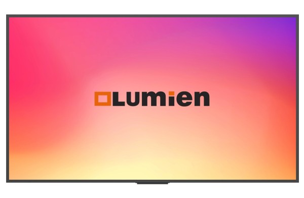 Профессиональный дисплей Lumien [LB8645SDG2] серии Basic 2-го поколения, 86", 3840х2160, 450кд/м2, альбом/портрет, глянец, 24/7, Android 13.0, 4/16 Гб, аудио 2х16 Вт, HDMI, DP, USB, Wi-Fi, LAN, ПО для DS