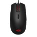 AOC Мышь игровая профессиональная GM500, многоцветная RGB, 5000 dpi., Pixart 3325, USB кабель 1,8 м, чёрный.