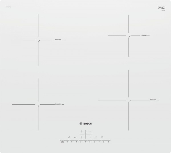 Встраиваемая индукционная панель Bosch Serie | 6 PUE612FF1J