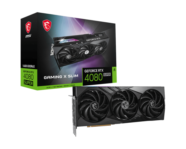 Видеокарта MSI GeForce RTX 4080 SUPER 16G GAMING X SLIM