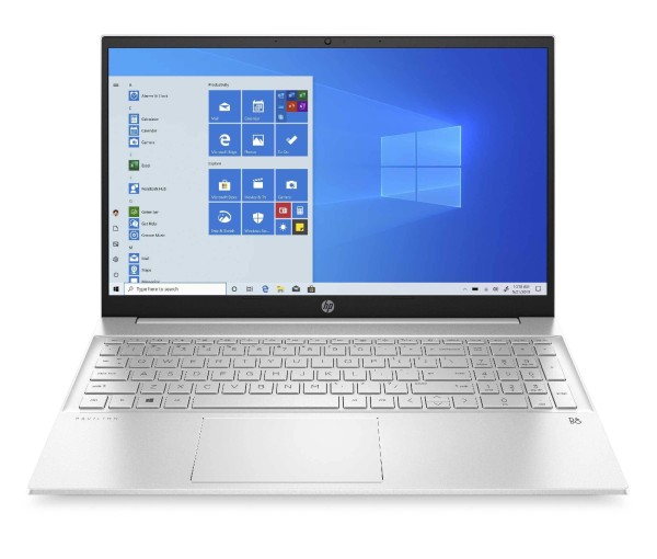 Ноутбук HP Pavilion 15-eh0010ur 15.6" FHD, AMD R5-4500U, 8Gb, 256Gb SSD, no ODD, FreeDOS, серебристый