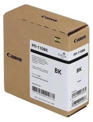 Картридж CANON PFI-110 BK черный,  160 мл