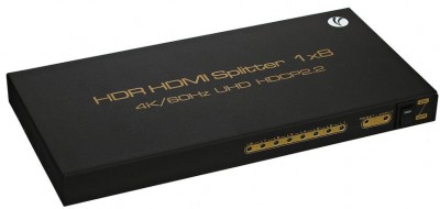 Разветвитель VCOM <DD428> HDMI Splitter (1in -> 8out, ver2.0) VCOM HDMI Splitter (1in — 8out, ver2.0)