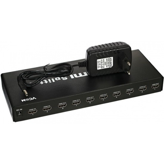 Переключатель-разветвитель HDMI 2 =>8 VCOM<DD4528>