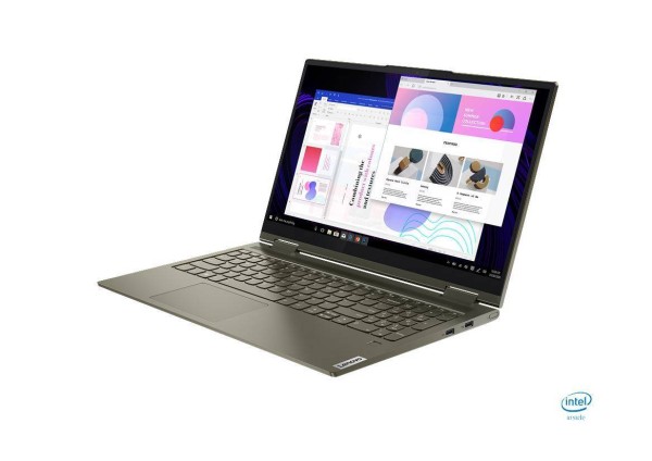 Ноутбук Lenovo YOGA 7 15ITL5 15.6" FHD Touch, Intel Core i5-1135G7, 16Gb, 512Gb SSD, no ODD, Win10, зеленый (82BJ005SRU)