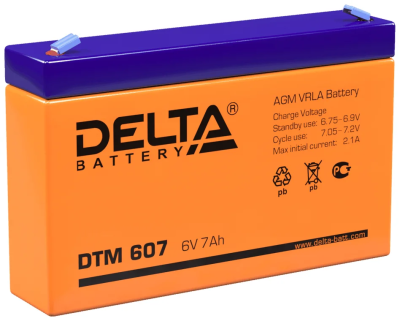 DTM 607 Delta Аккумуляторная батарея Delta DTM 607