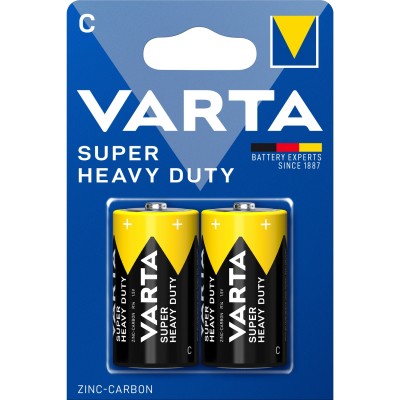 Батарейка Varta SUPERLIFE R14 C BL2 Heavy Duty 1.5V (2014) (2/24/120) VARTA 02014101412