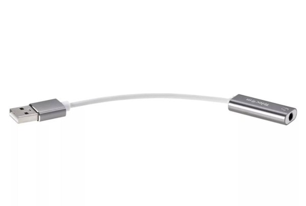 Переходник аудио USB2.0(M)-->3.5мм F (гнездо) Telecom  0.1м <TA316U>