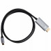 Кабель-адаптер USB Type-Cm --> DP1.4v (m) 8K@60Hz, PD 100W,1.8m , Alum Shell,VCOM <CU480MCPD-1.8M> VCOM CU480MCPD-1.8M