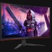 МОНИТОР 32" AOC CQ32G2SE Black-Red (VA, изогнутый, 2560x1440, 165Hz, 1 ms, 178°/178°, 250 cd/m, 80M:1, +2xHDMI 2.0, +Dis