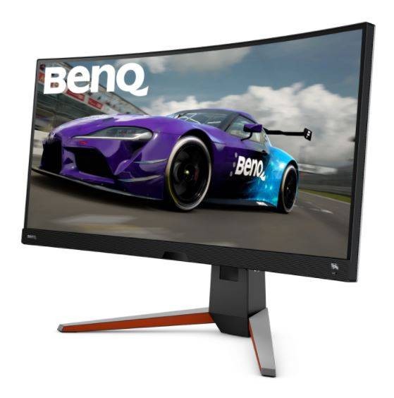МОНИТОР 34" BenQ EX3415R Grey (IPS, изогнутый, 3440x1440, 144Hz, 1 ms, 178°/178°, 400 cd/m, 20M:1, +2xHDMI 2.0, +DP)