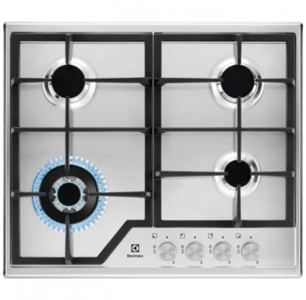 Встраиваемые газовые панели Electrolux EGS6436SX