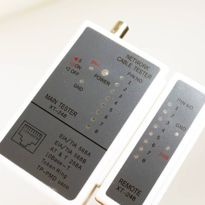 LAN тестер ST-248 для  RJ-11, RJ-12, RJ-45, BNC