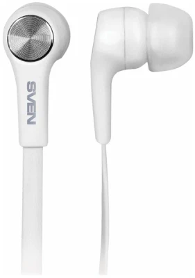 SVEN Внутриканальные наушники с микрофоном E-211M, белый