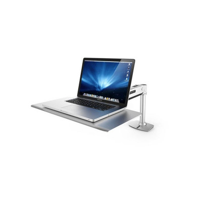 Рабочее место для ноутбука Apple Ergotron WorkFit-P Sit-Stand , серебр. [24-408-227 EOL]