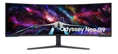 МОНИТОР 57" Samsung S57CG952NI Black (VA, изогнутый, 7680x2160, 240Hz, 1 ms, 178°/178°, 420 cd/m, 2500:1, +3xНDMI, +DP)