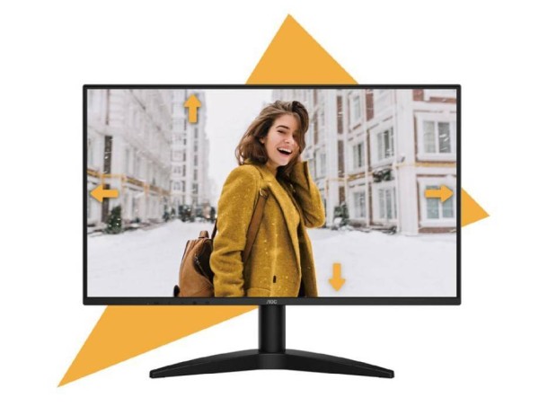 МОНИТОР 27" AOC 27B36H Black (IPS, 1920x1080, 120Hz, 1 ms, 178°/178°, 300 cd/m, 1500:1, +HDMI 1.4 (AC ext))