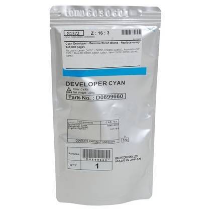 Девелопер RICOH Aficio MP C3001/C3501/C4501/C5501 (D089-9660, D0899660) cyan 240K