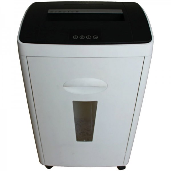 Шредер Bulros 656C, 2x10мм, 22л, белый корпус/чёрный верх