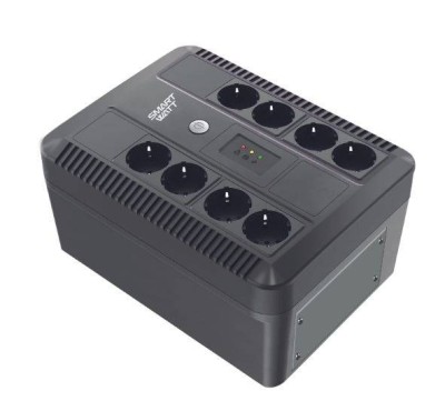 ИБП UPS SAFE PRO 850, Li-AS, Br, 850/480 ВА/Вт, LED, USB, RJ11/45, SCHUKOx8, 1*9 Ач