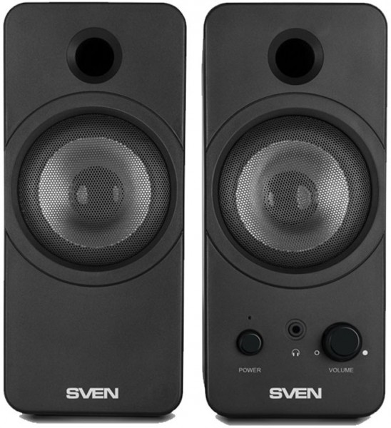 SVEN 430, чёрный, USB, акустическая система 2.0, мощность 2x3 Вт(RMS) SVEN 430
