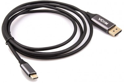 Кабель-адаптер USB 3.1 Type-Cm --> DP(m) 4K@60Hz, 1.8m , Aluminium Shell,VCOM <CU422MC-1.8M> VCOM USB 3.2 Type-C (m) - DisplayPort (m)