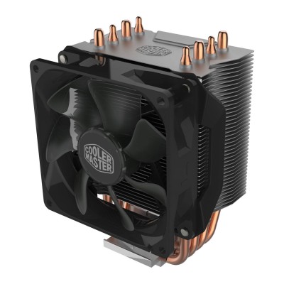 Кулер CPU Cooler Master Hyper H412R Non LED (универсальный, 100W, 29.4dB, 600-2000rpm, 92мм, 4pin, медь+алюминий) RTL 