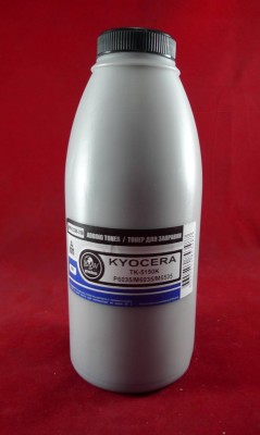 Тонер для Kyocera TK-5150K, P6035/M6035/M6535 Black (фл. 210г) B&W Premium