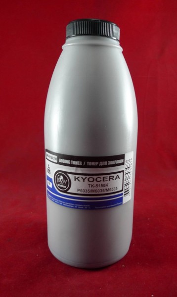Тонер для Kyocera TK-5150K, P6035/M6035/M6535 Black (фл. 210г) B&W Premium