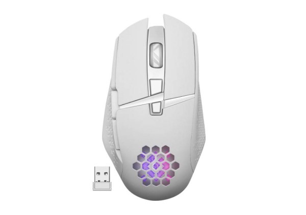 Defender Игровая мышь беспроводная Glory GM-514 белый,LED,7D,400 мАч,3200dpi