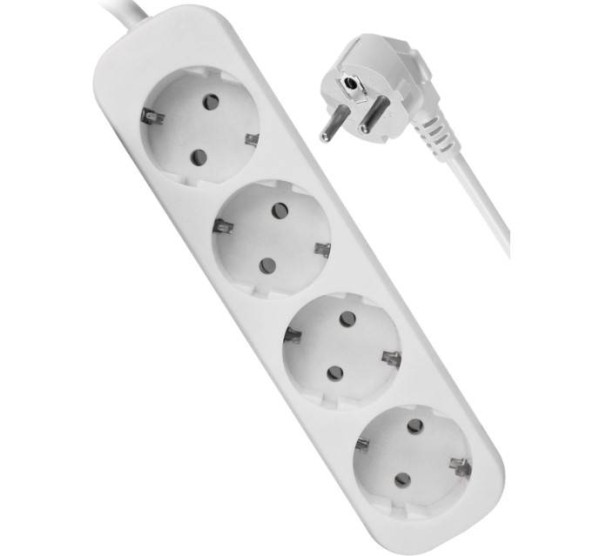 Defender Удлинитель с заземлением E418 1.8 м, 4 розетки
