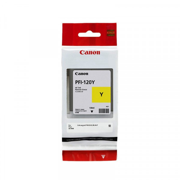 Чернильный картридж PFI-120 (Yellow) 130 ml, ТМ-серия [2888C001]
