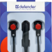 Defender Гарнитура для смартфонов Pulse 428 черный, вставки Defender Pulse 428