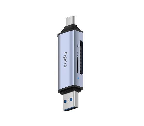 Cudy UH200 Кардридер с двумя слотами (SD, TF) и двумя портами USB 3.0
