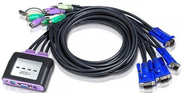 4-х портовый KVM/AUDIO переключатель ATEN CS64A