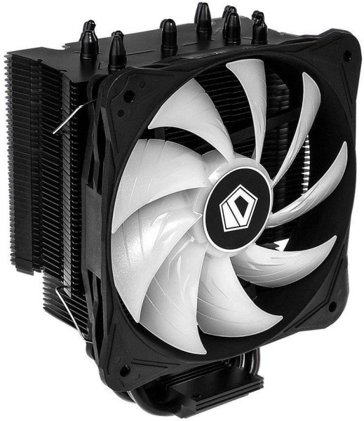 Кулер CPU ID-Cooling SE-214 (универсальный, 150W, 14-30.6 dB, 500-1800 rpm, 130мм, 4pin, медь+алюминий, белая подсветка)