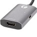 Aдаптер USB 3.1 Type-Cm --> HDMI A(f) , 4K@60Hz, PD charging, Alum Shell, VCOM <CU452A> VCOM CU452A